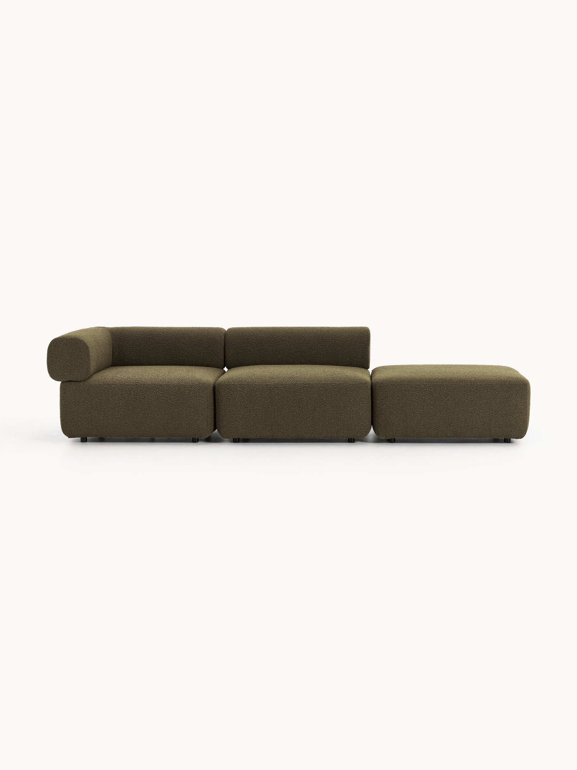 Antone Modular Bouclé Ottoman
