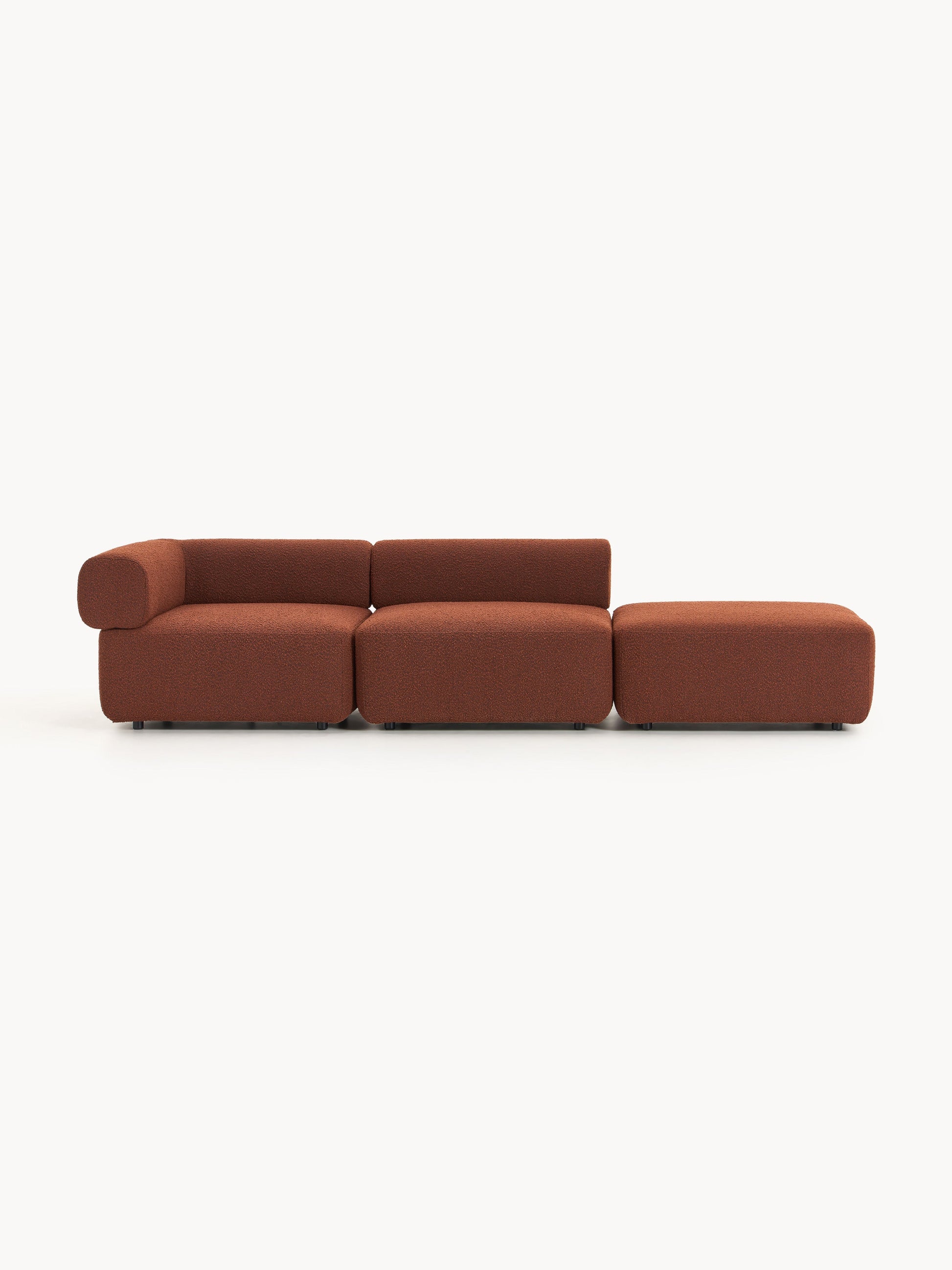 Antone Modular Bouclé Ottoman