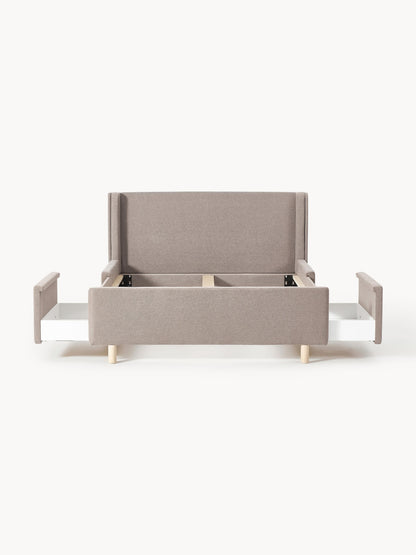 Archel Upholstered Bed with Drawers