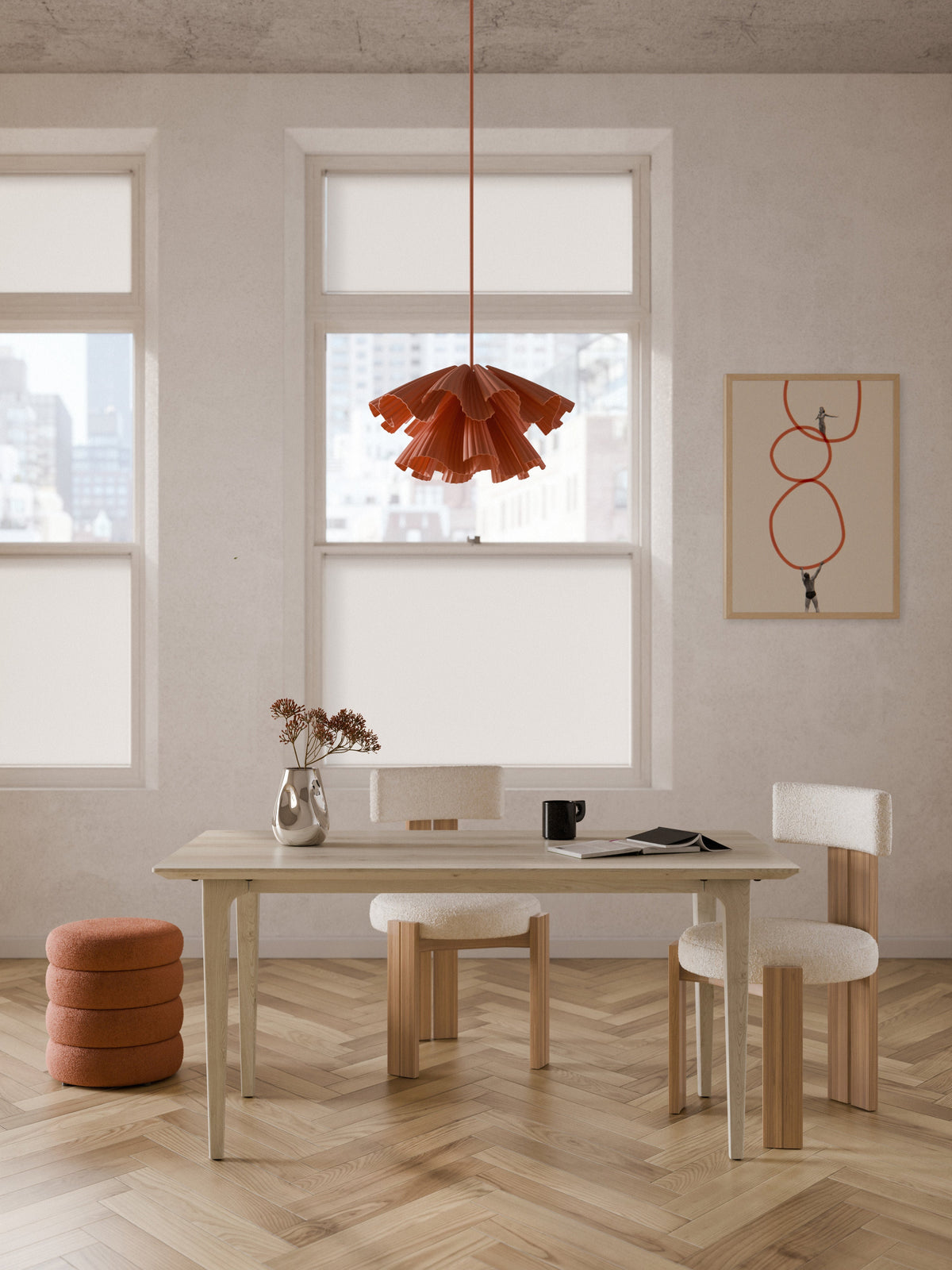 Archen Dining Table in Oak, in Various Sizes