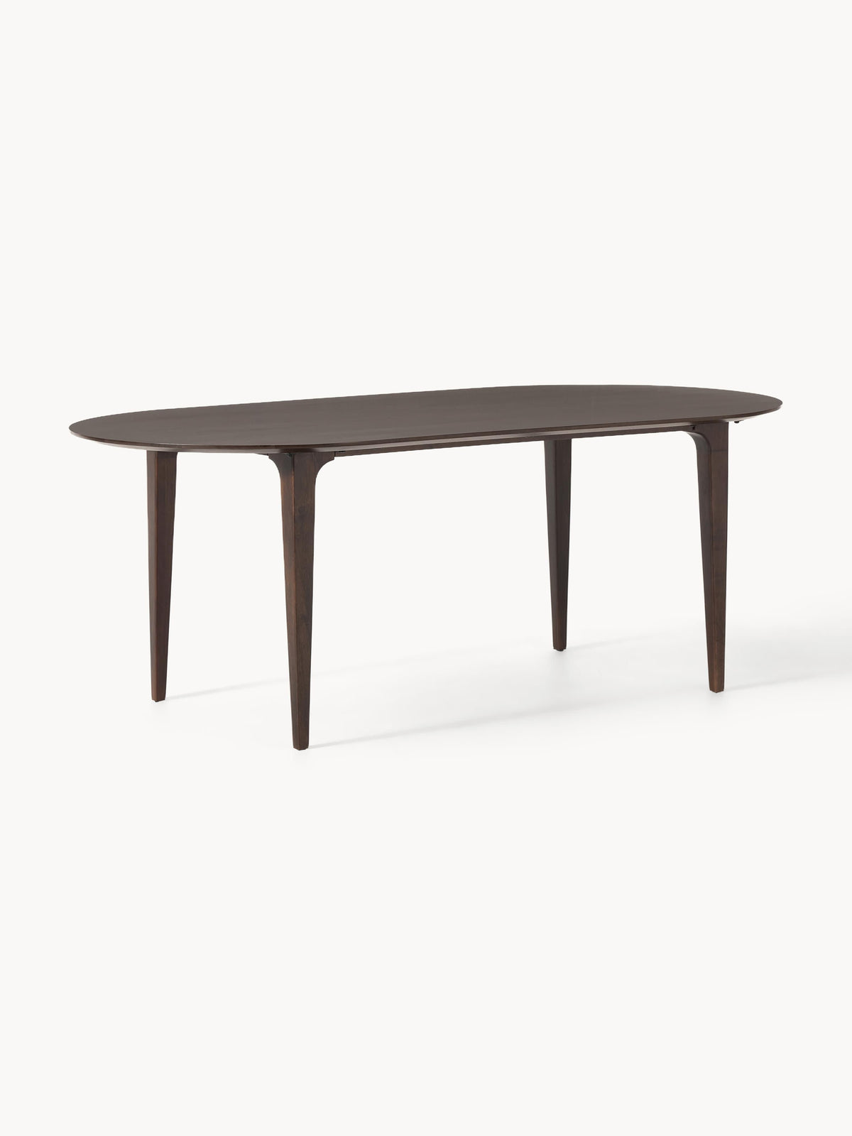 Archen Oval Dining Table in Mango Wood, 200 x 100 cm