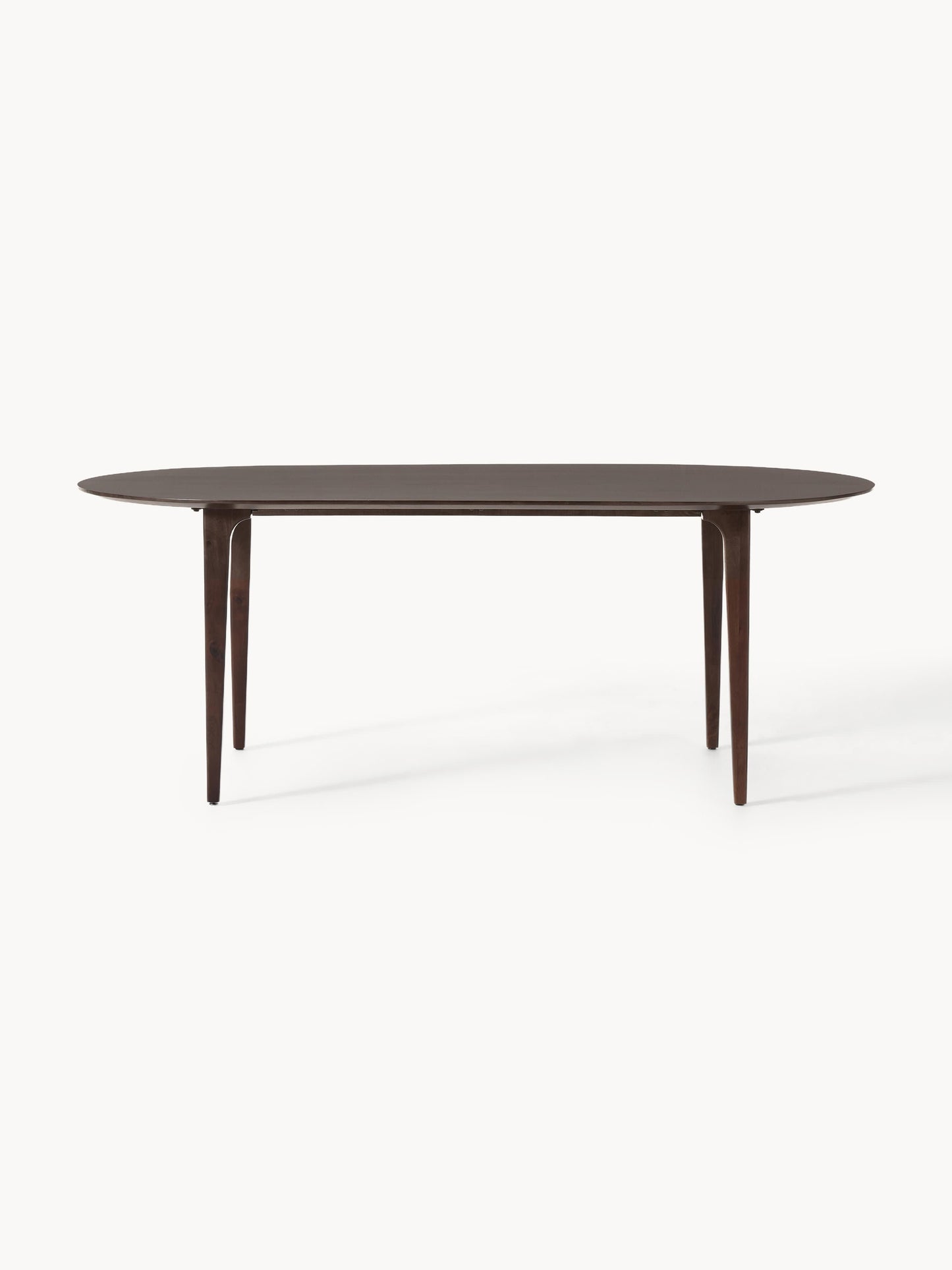 Archen Oval Dining Table in Mango Wood, 200 x 100 cm