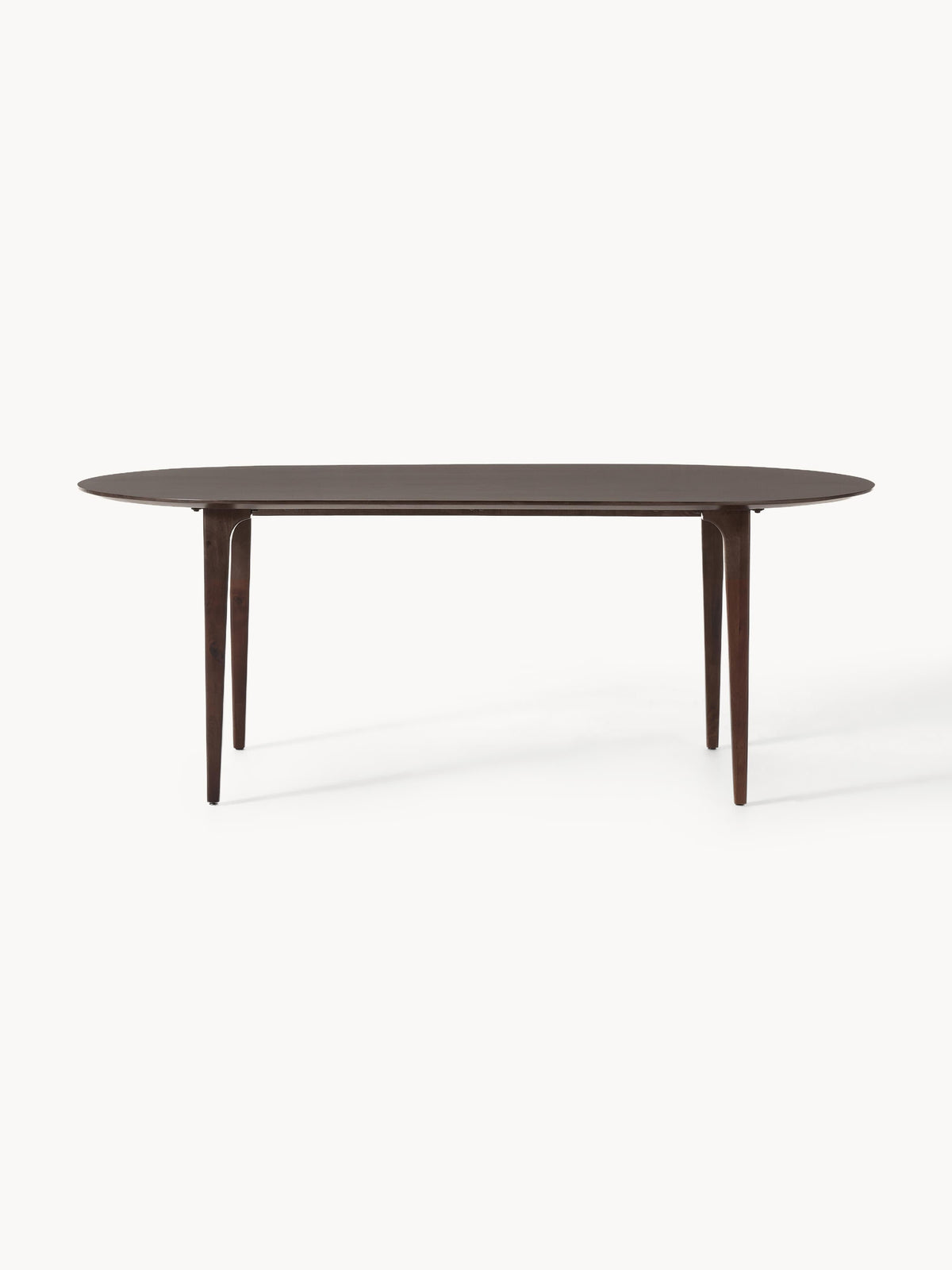 Archen Oval Dining Table in Mango Wood, 200 x 100 cm