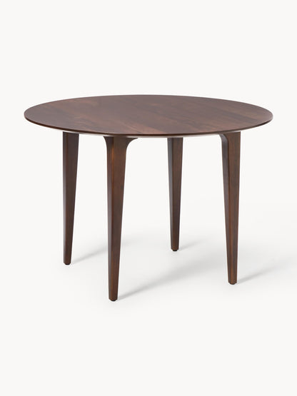 Archen Round Dining Table in Mango Wood, Ø 110 cm