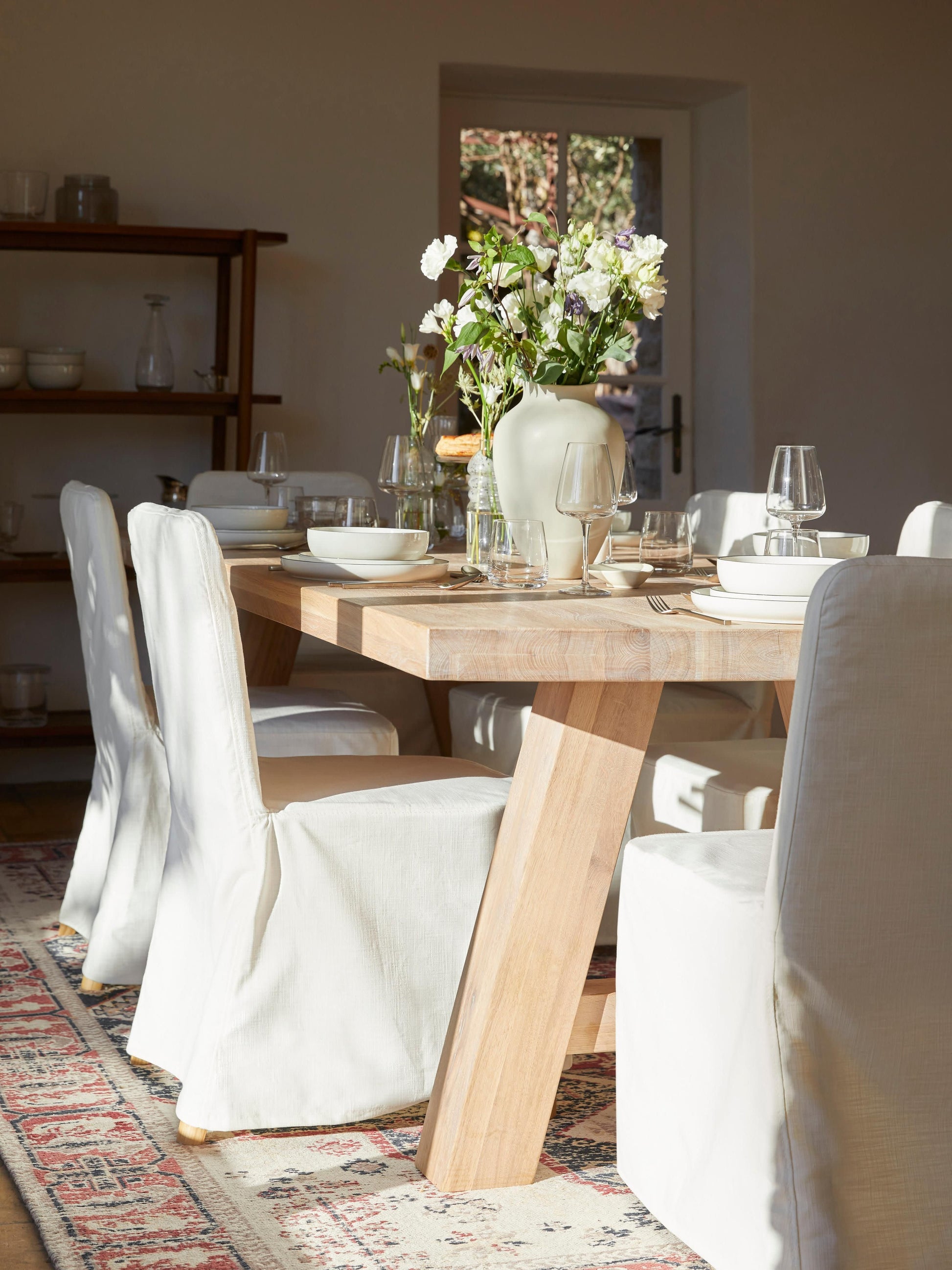 Ashlen Dining Table in Oak, in Various Sizes