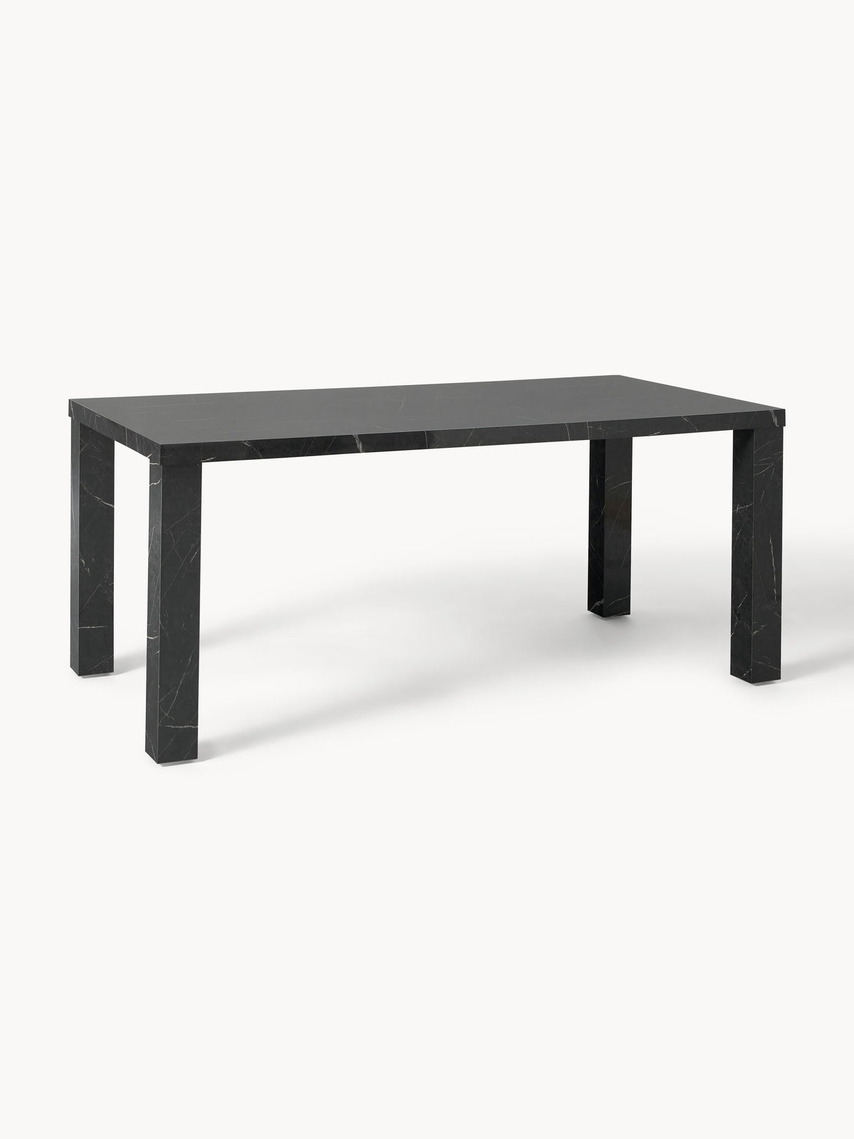 Carlen Dining Table in Marble Look, 180 x 90 cm