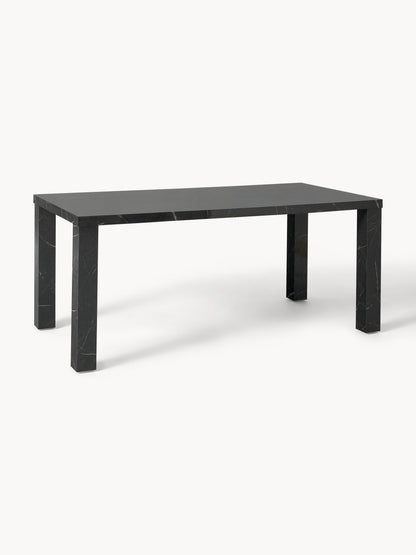 Carlen Dining Table in Marble Look, 180 x 90 cm