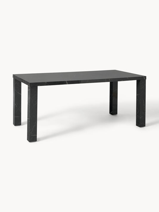 Carlen Dining Table in Marble Look, 180 x 90 cm