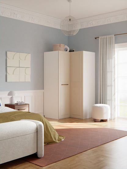 Charlotta Modular Corner Wardrobe, 115 cm Wide