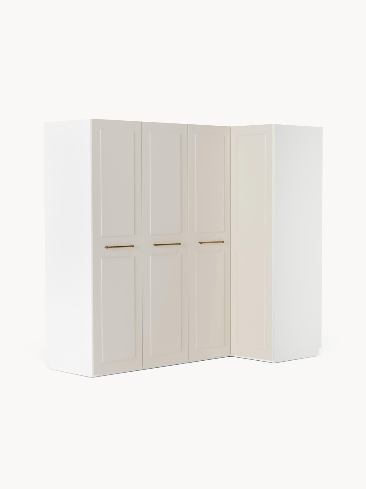 Charlotta Modular Corner Wardrobe, 215 cm Wide, in Various Sizes