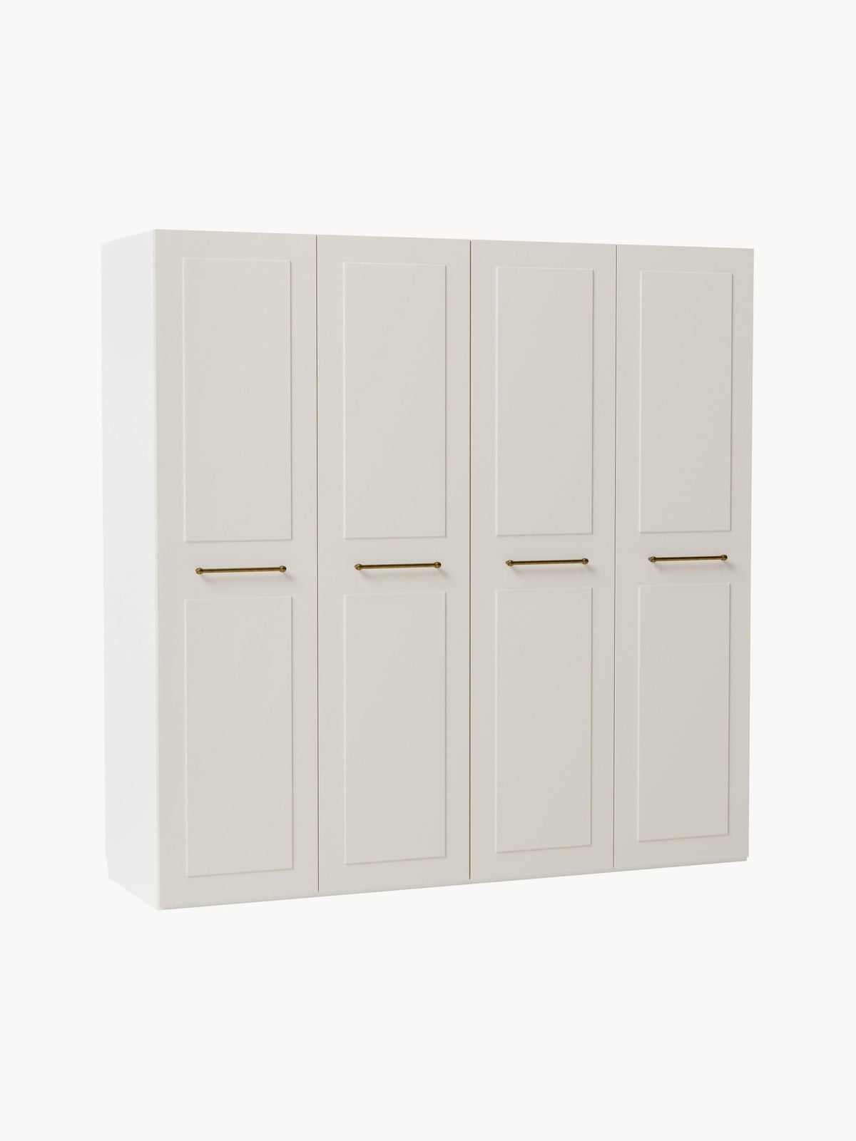 Charlotta Modular Hinged-Door Wardrobe, 200 cm Wide, in Various Sizes