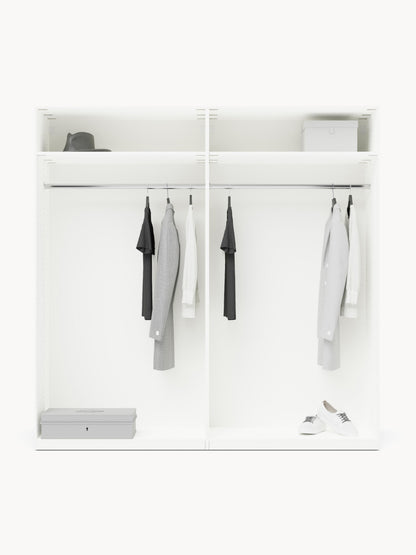 Charlotta Modular Hinged-Door Wardrobe, 200 cm Wide, in Various Sizes