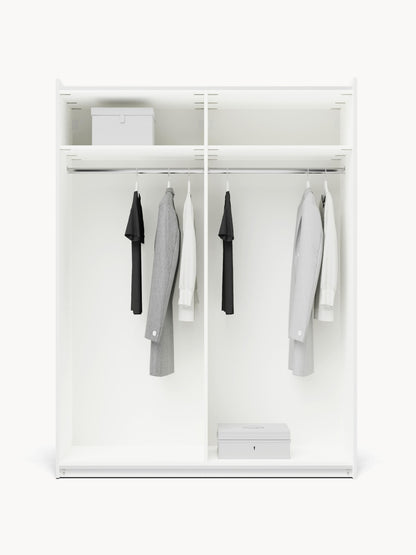Charlotta Modular Sliding-Door Wardrobe, 150 cm Wide, in Various Sizes