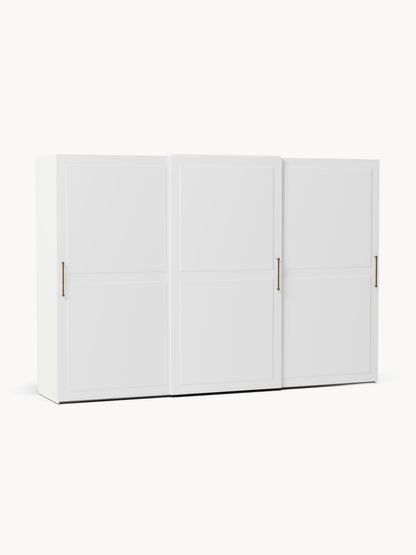 Charlotta Modular Sliding-Door Wardrobe, 300 cm Wide, in Various Sizes