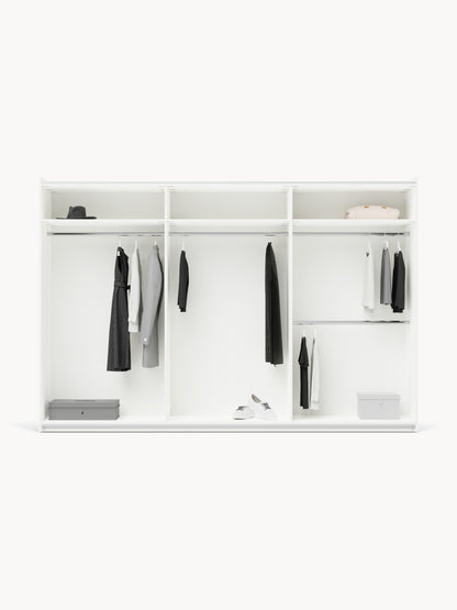 Charlotta Modular Sliding-Door Wardrobe, 300 cm Wide, in Various Sizes