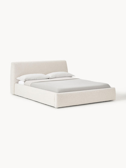 Clovis Bouclé Upholstered Bed