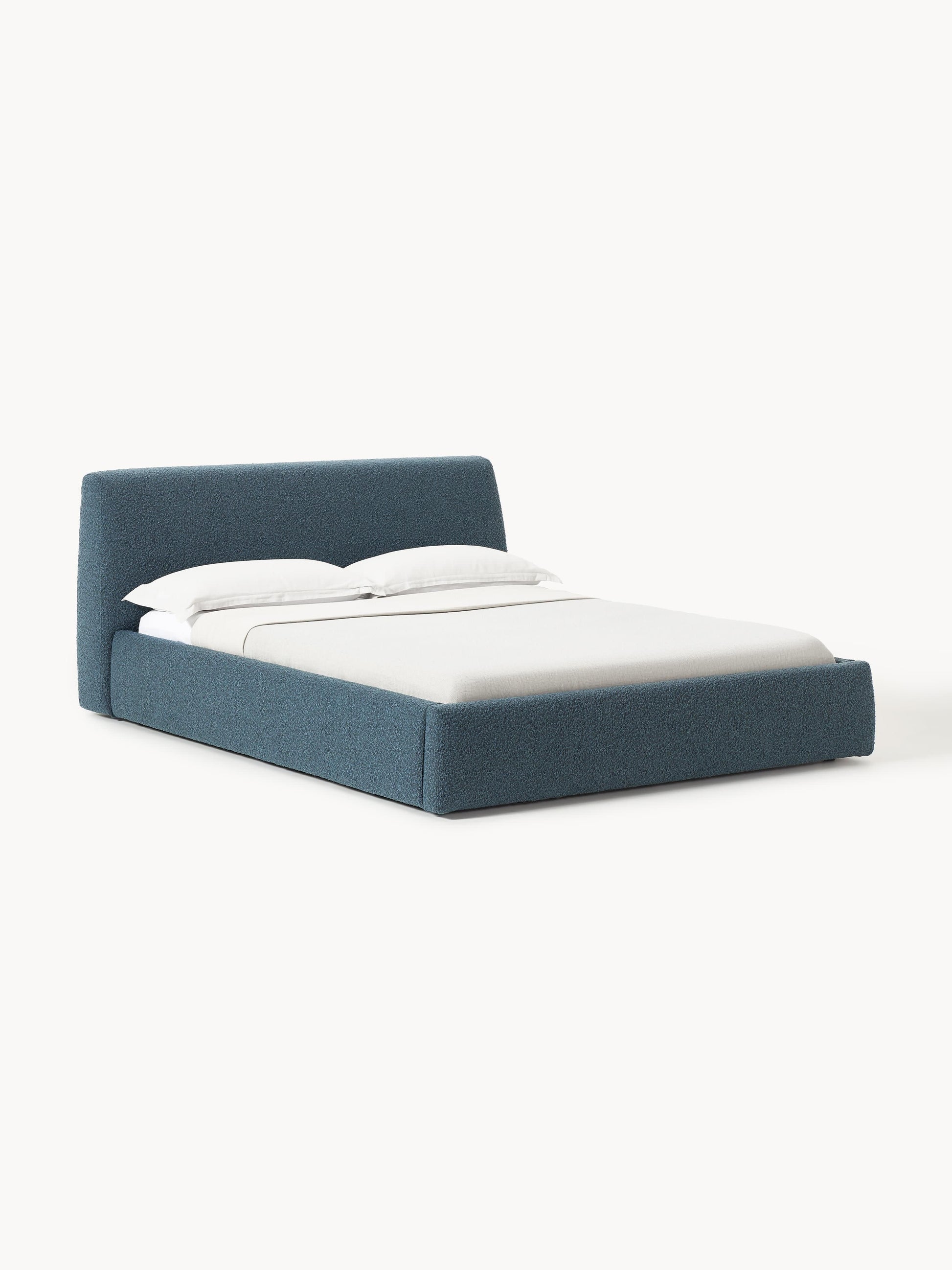 Clovis Bouclé Upholstered Bed