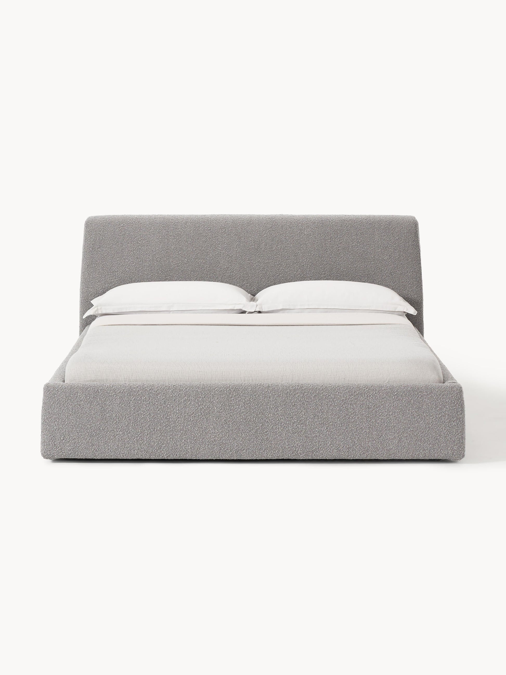 Clovis Bouclé Upholstered Bed