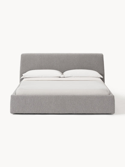 Clovis Bouclé Upholstered Bed