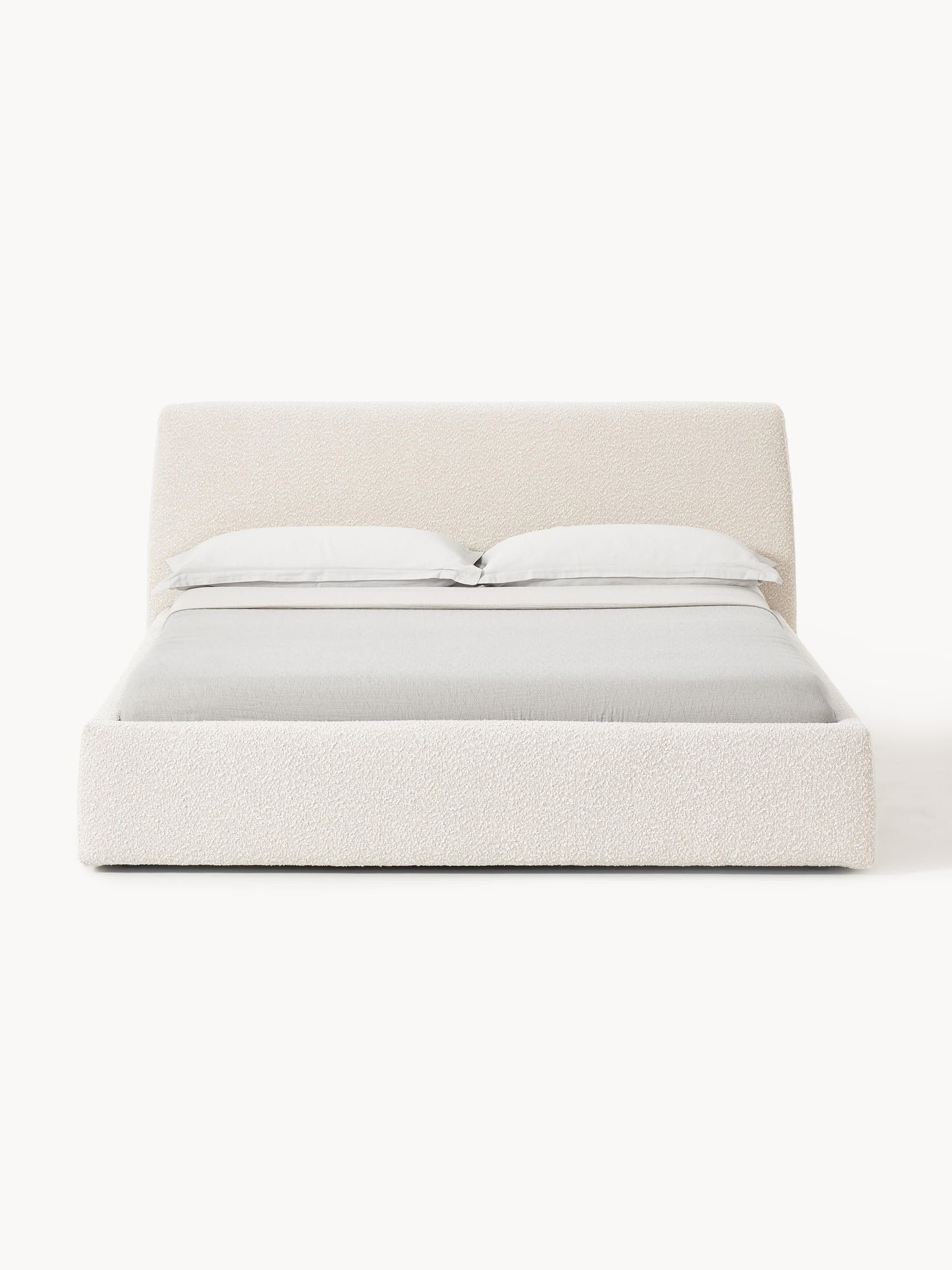 Clovis Bouclé Upholstered Bed