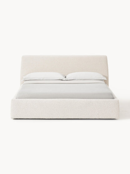 Clovis Bouclé Upholstered Bed