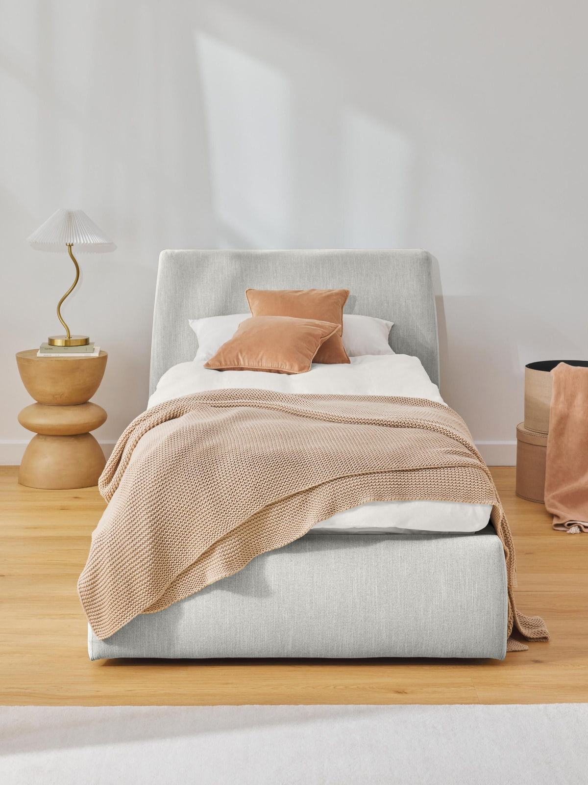 Clovis Single Bed with Storage