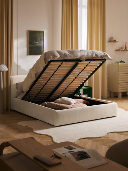 Clovis Upholstered Bed with Storage