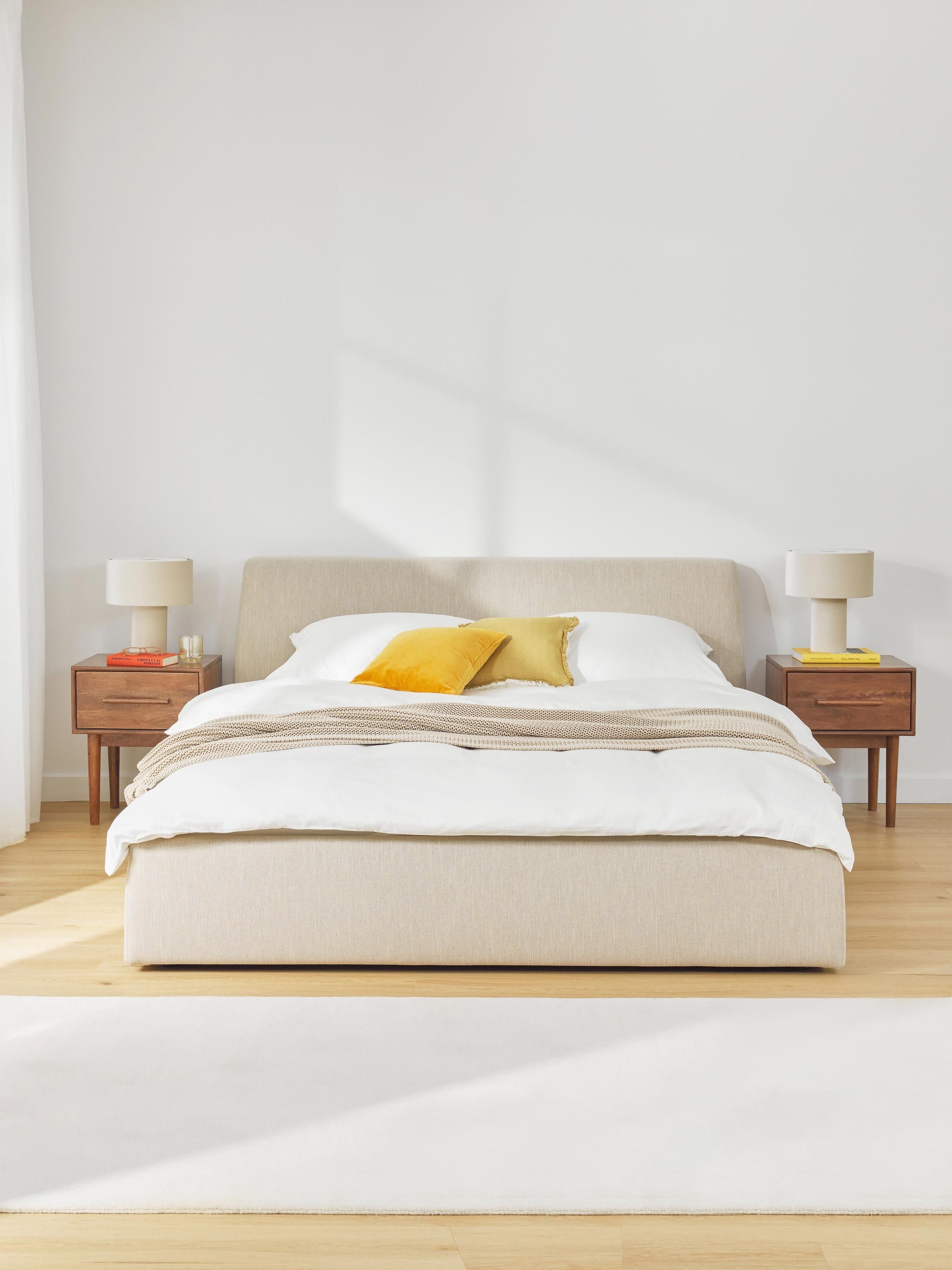Clovis Upholstered Bed with Storage