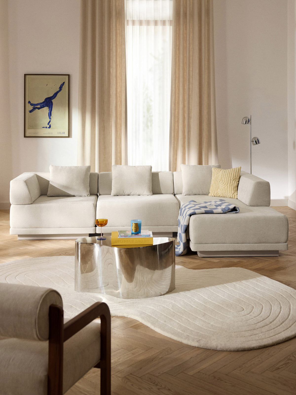 Colven Modular Corner Sofa (4-Seater)