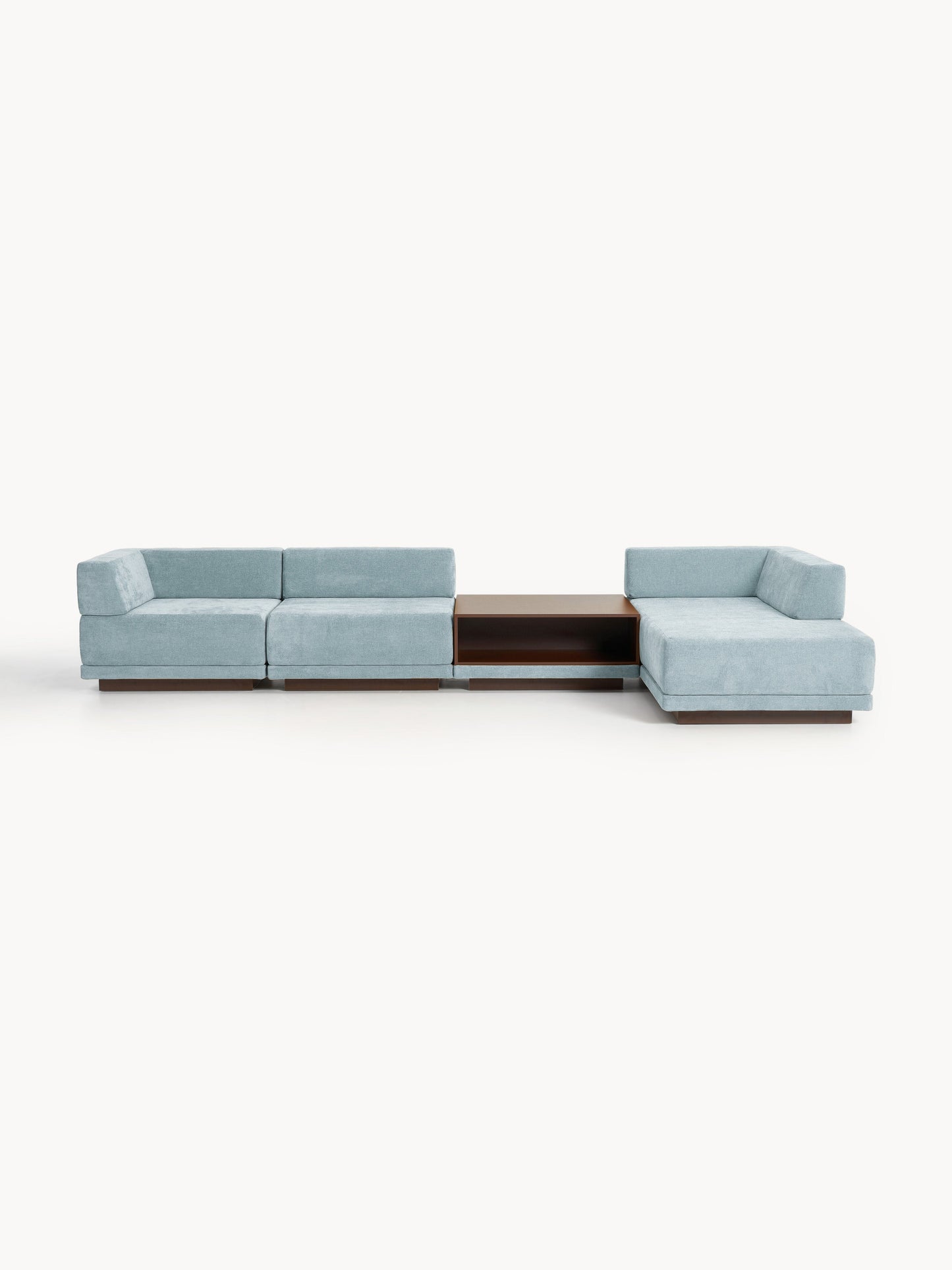 Colven Modular Corner Sofa (4-Seater) with Coffee Table