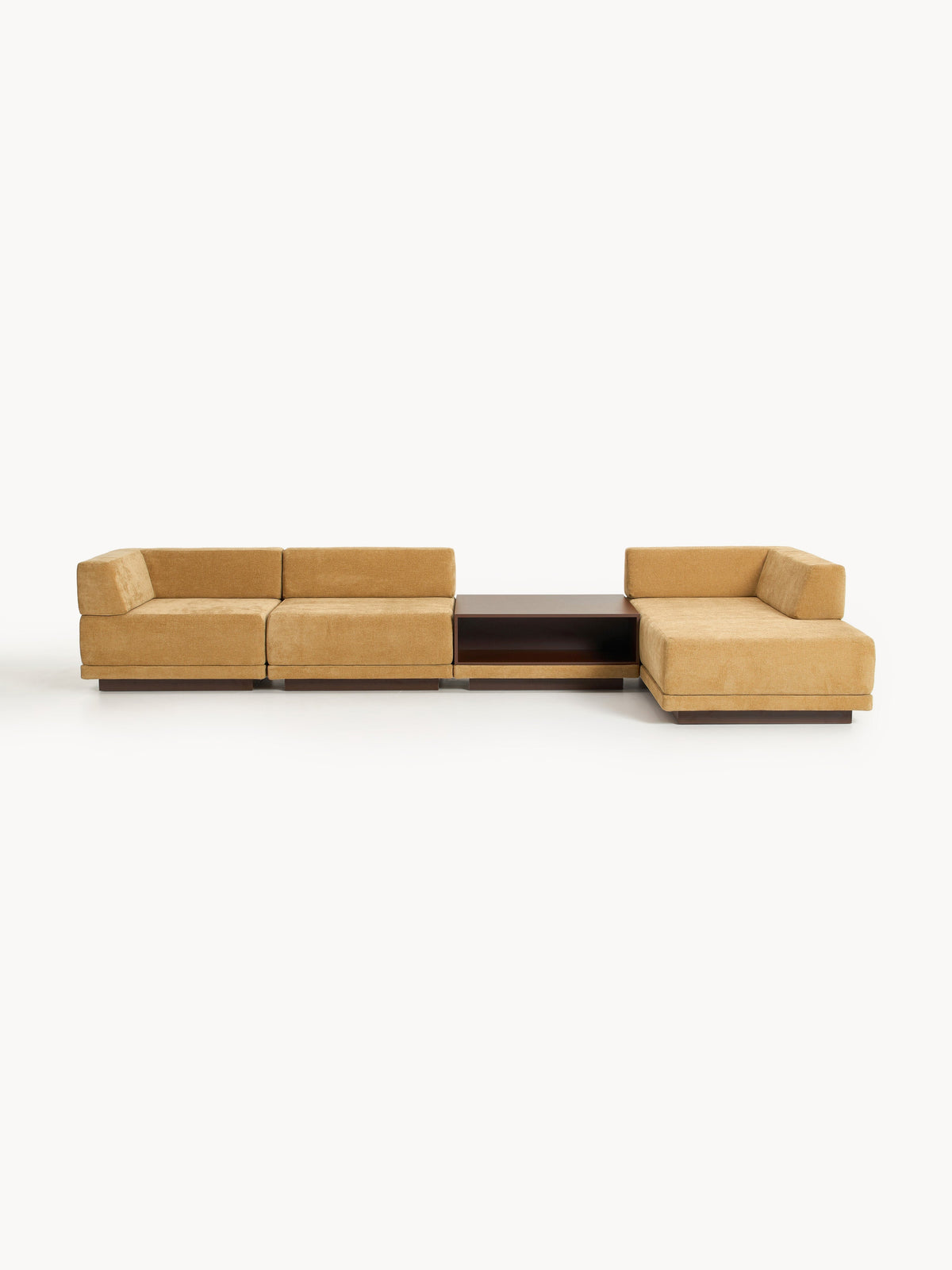 Colven Modular Corner Sofa (4-Seater) with Coffee Table