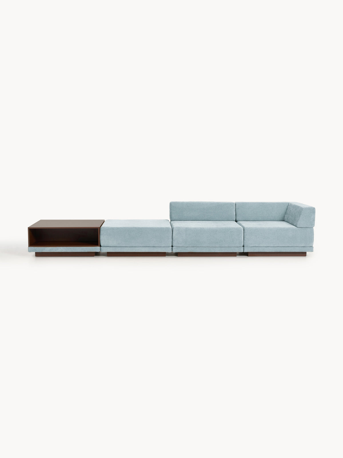 Colven Modular Sofa (4-Seater) with Coffee Table & Ottoman