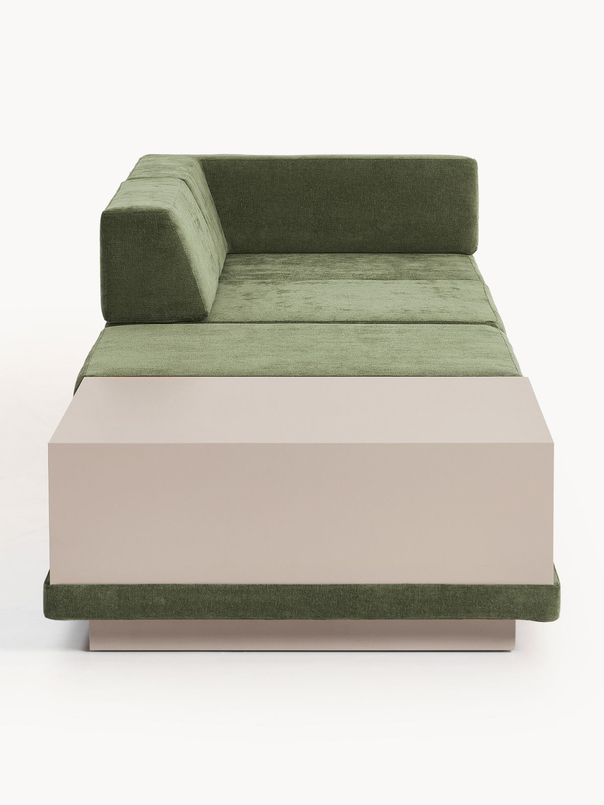 Colven Modular Sofa (4-Seater) with Coffee Table & Ottoman