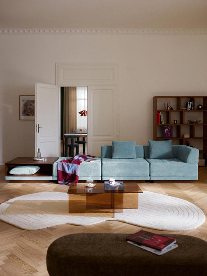 Colven Modular Sofa (4-Seater) with Coffee Table & Ottoman