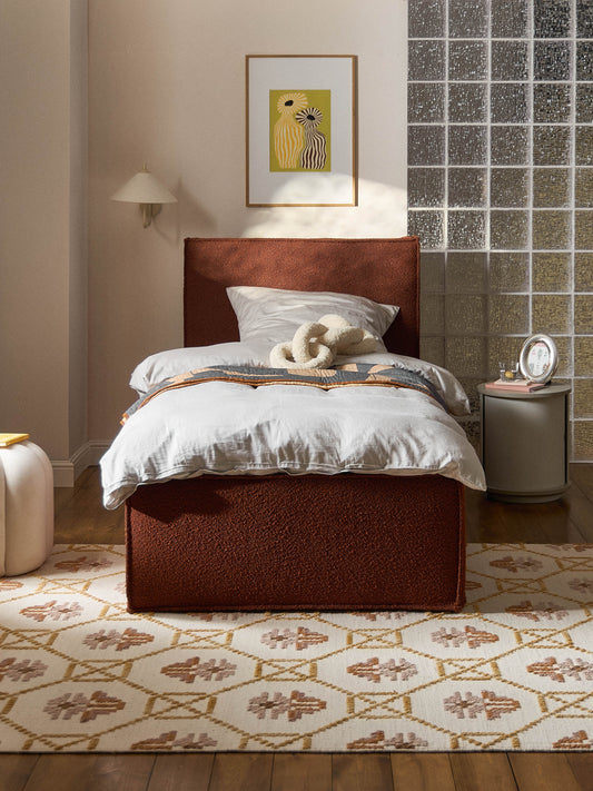 Dreanne Bouclé Single Bed