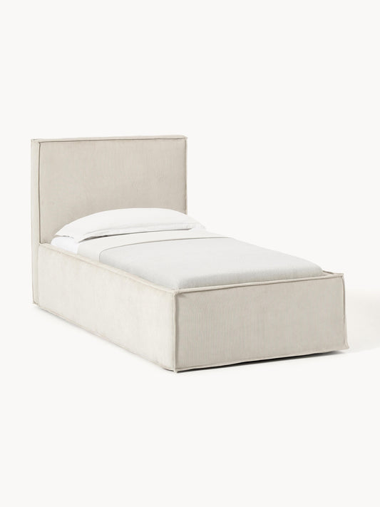 Dreanne Corduroy Single Bed