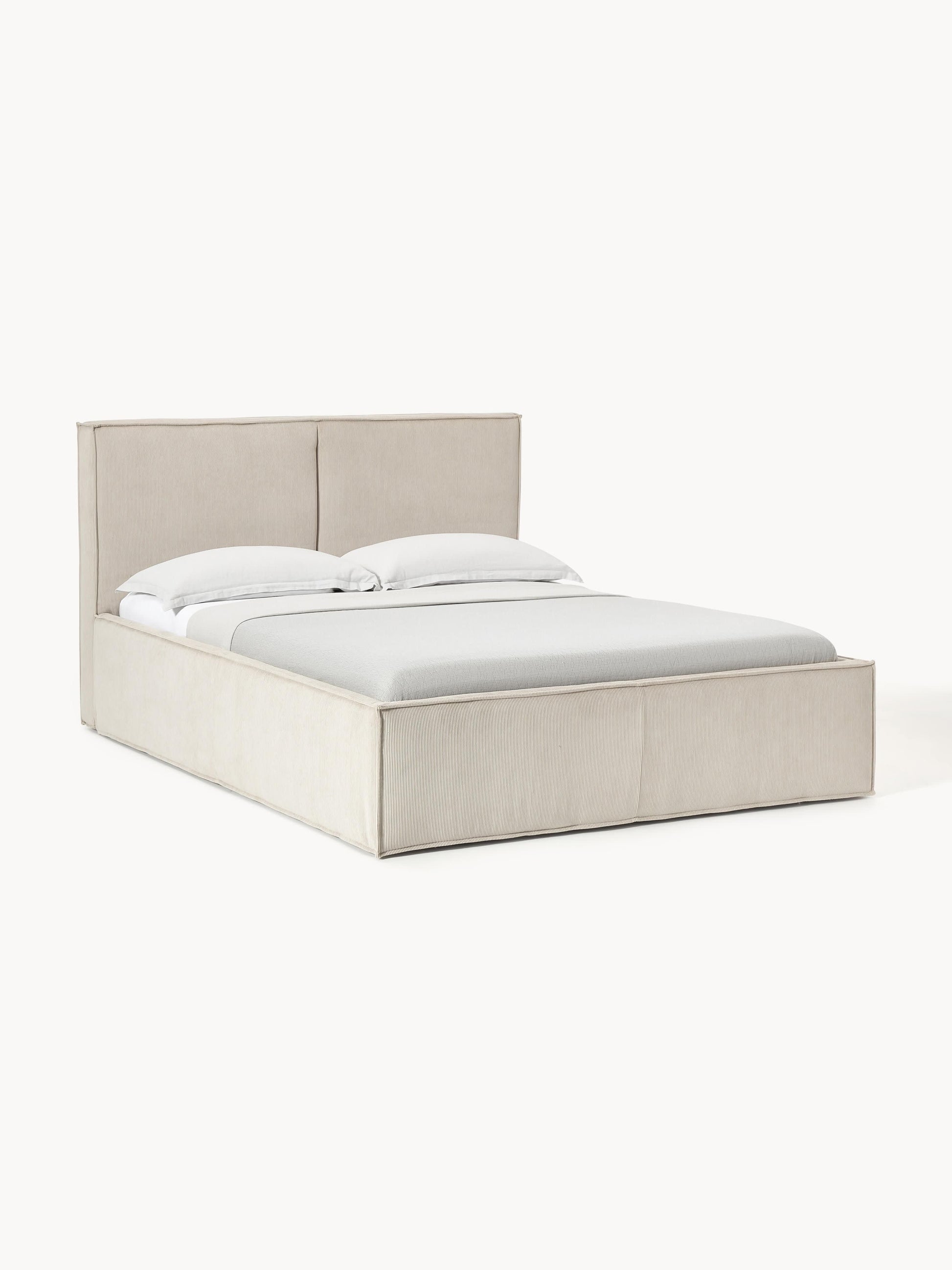 Dreanne Corduroy Upholstered Bed