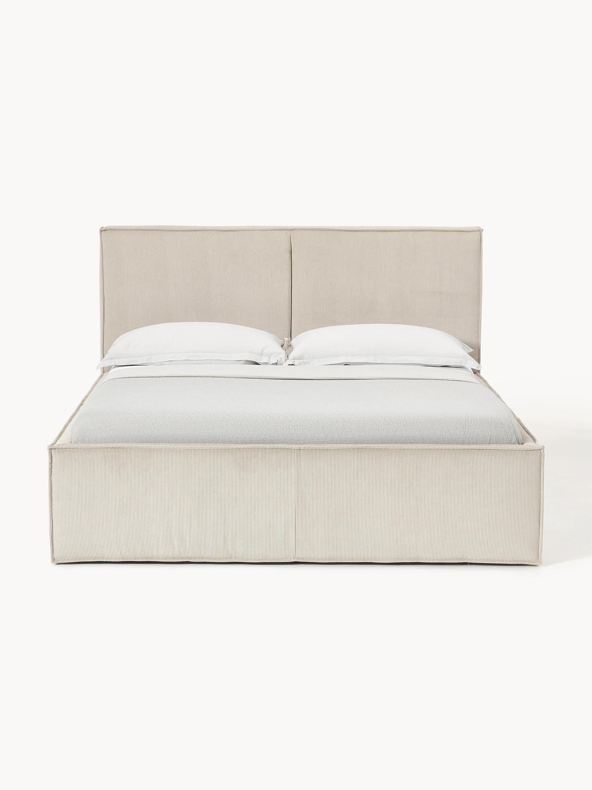 Dreanne Corduroy Upholstered Bed