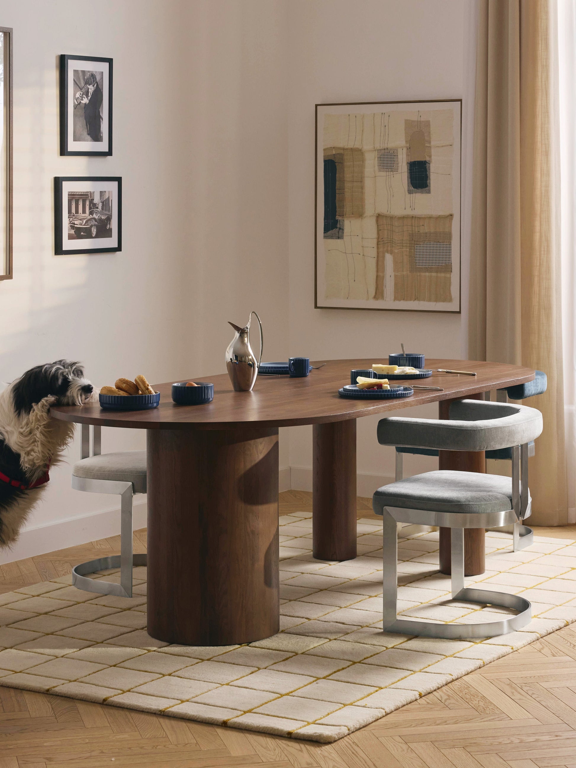 Dunira Oval Dining Table in Oak, in Various Sizes
