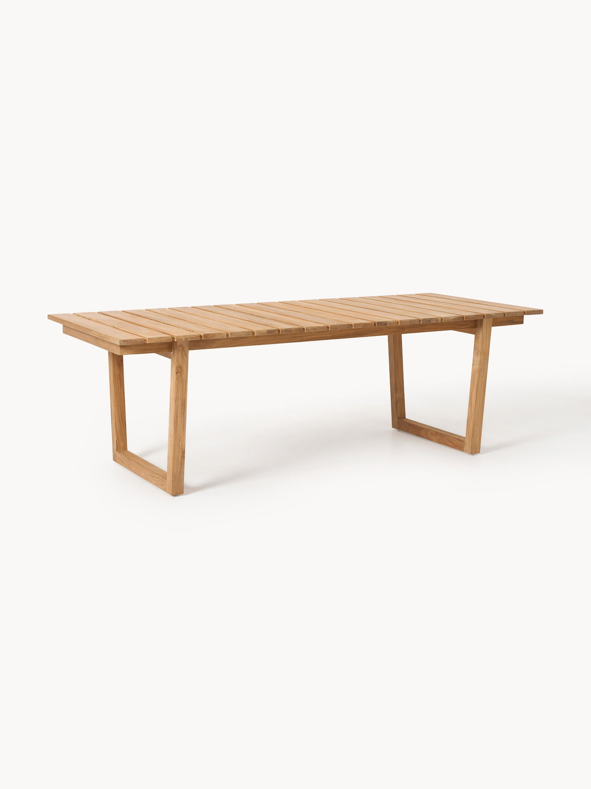 Eikan Garden Table in Teak Wood, 229 x 100 cm