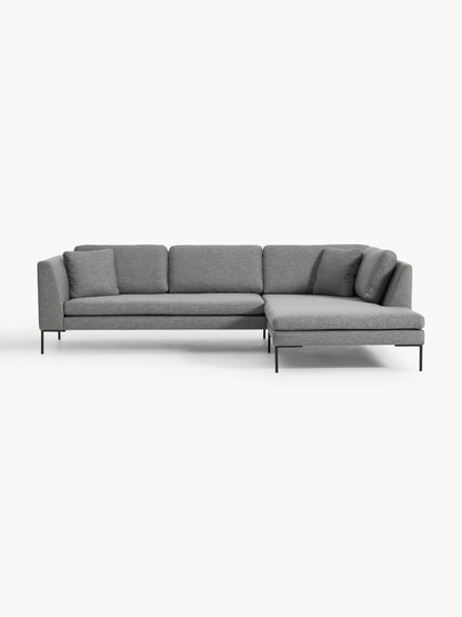 Emmelie Corner Sofa with Metal Legs