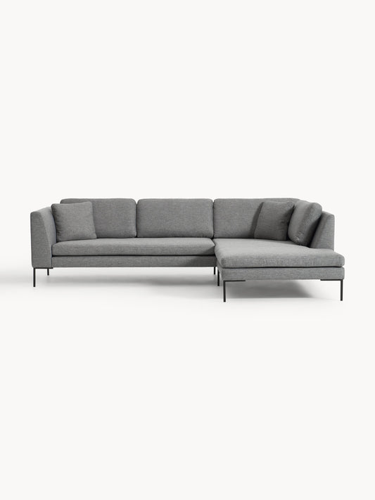 Emmelie Corner Sofa with Metal Legs