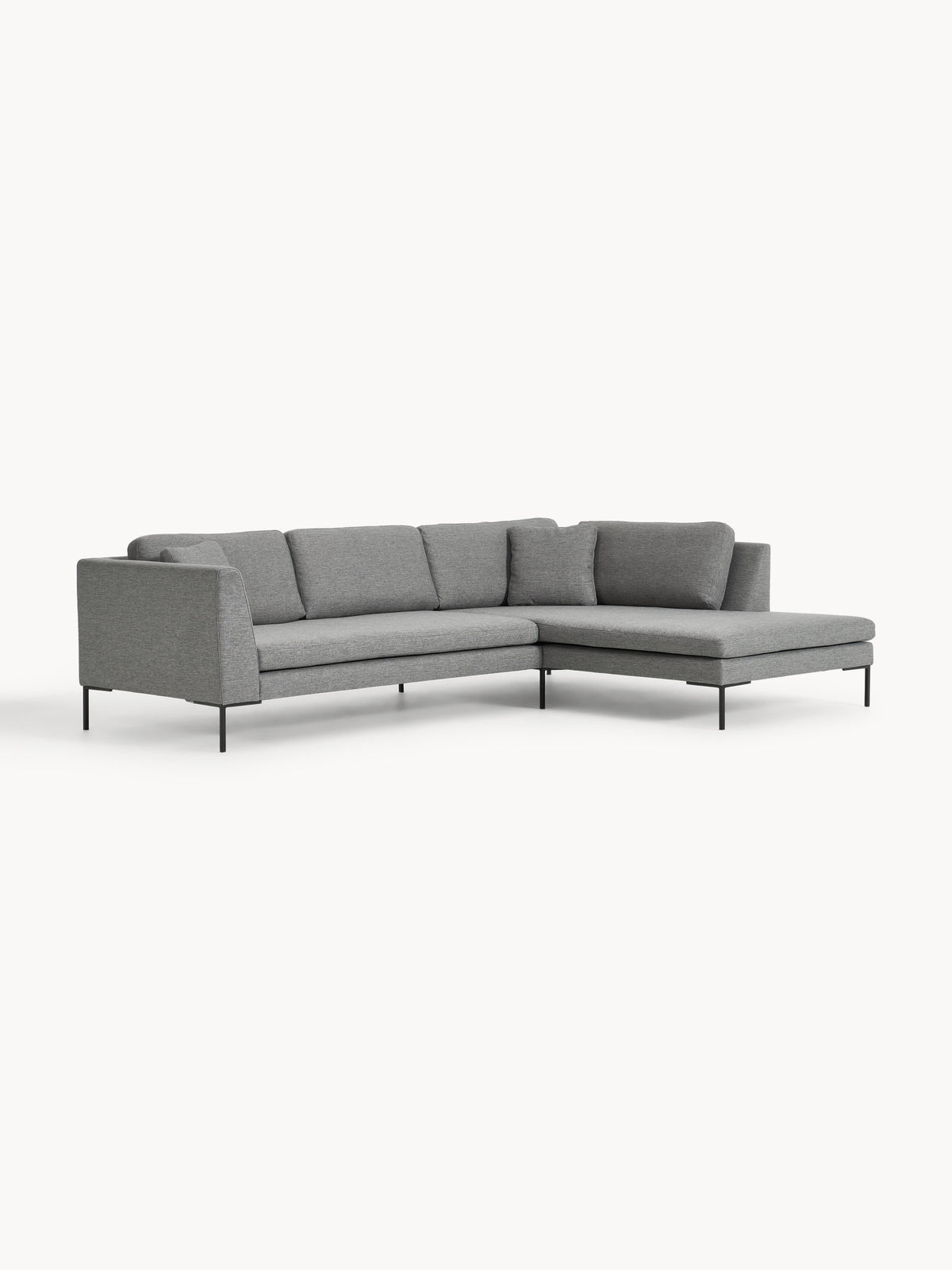 Emmelie Corner Sofa with Metal Legs