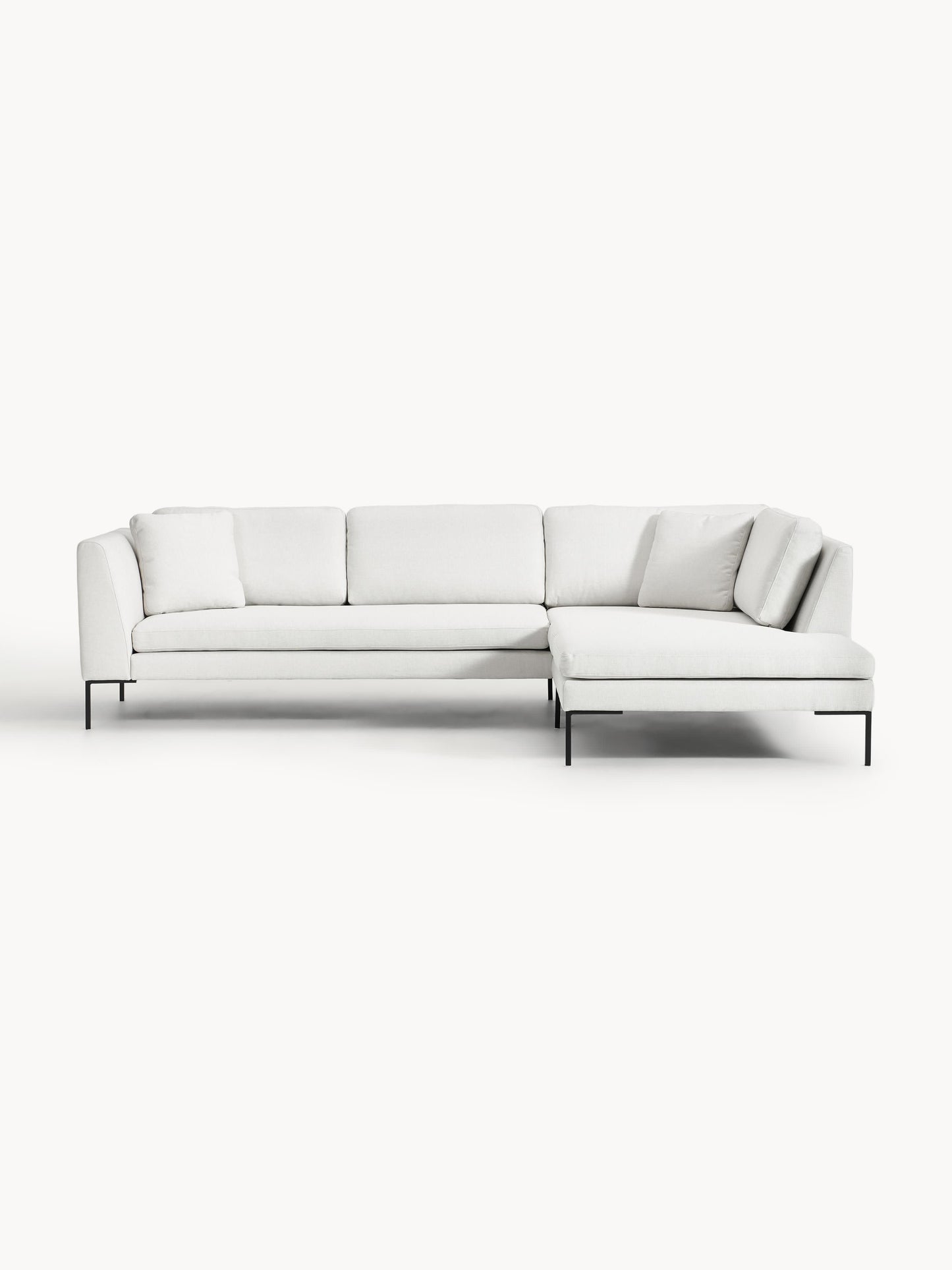 Emmelie Corner Sofa with Metal Legs
