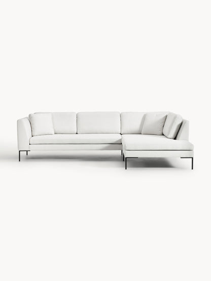Emmelie Corner Sofa with Metal Legs