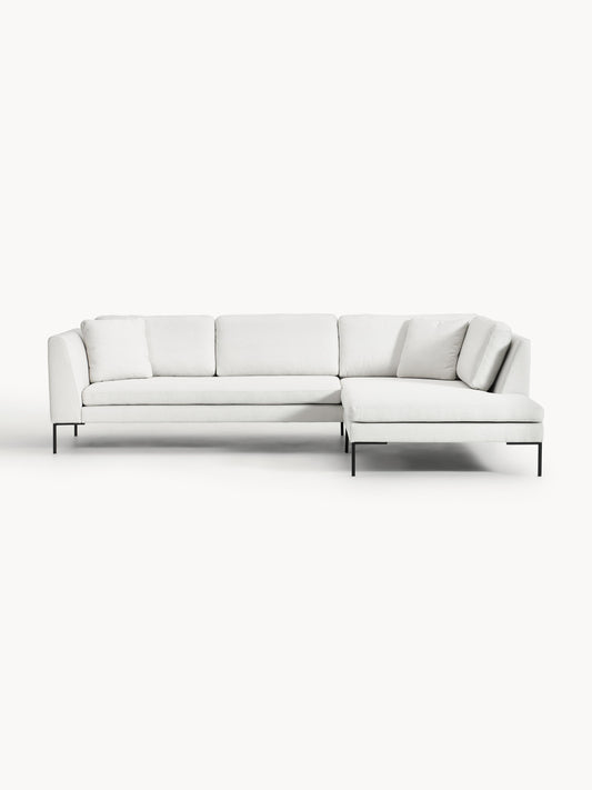 Emmelie Corner Sofa with Metal Legs