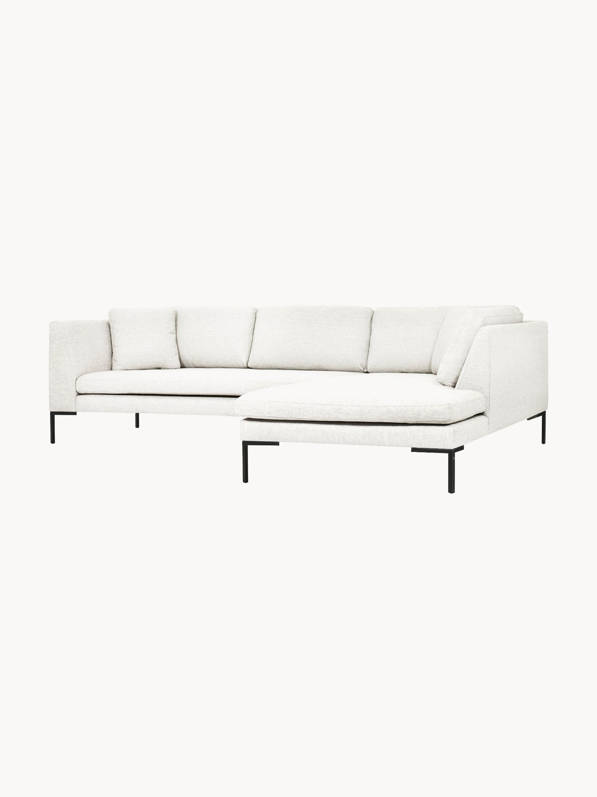 Emmelie Corner Sofa with Metal Legs