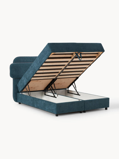 Enrina Box Spring Bed with Storage