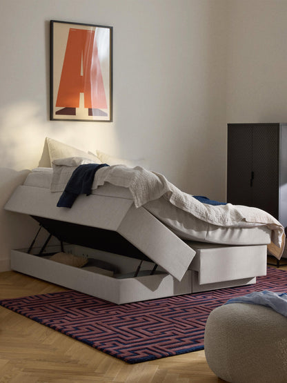 Enyra Box Spring Bed with Storage