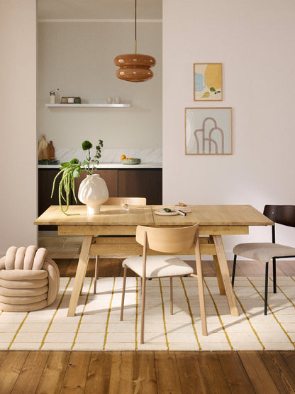 Ethen Extendable Dining Table, 180 - 220 x 100 cm